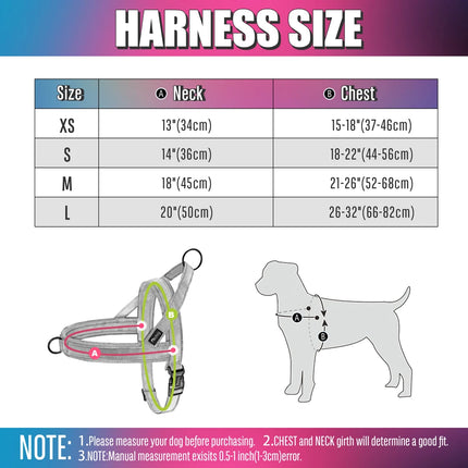 Reflective Dog Harness No Pull Dog Harnesses