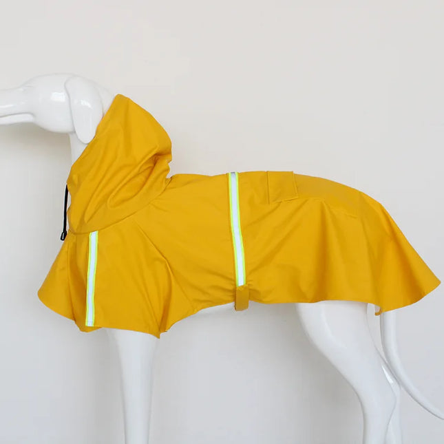 Large Dog Raincoat Corgi Cloak Style Puppy Waterproof